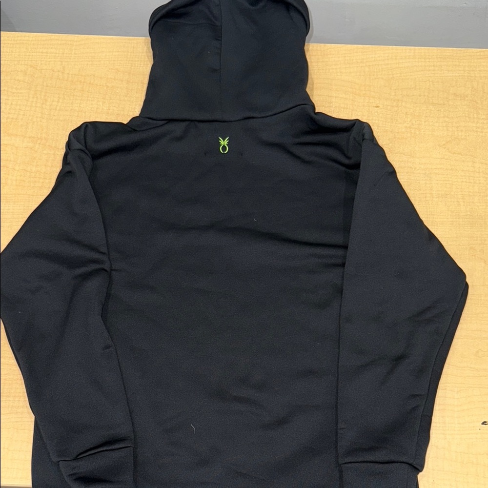 Dudley Stephens Black Oversized Long Sleeve Hoodie